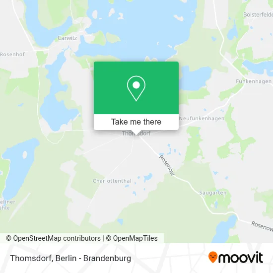 Thomsdorf map
