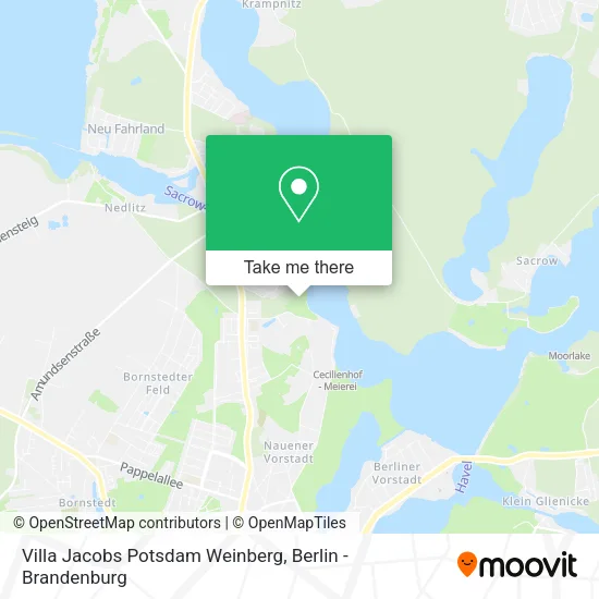 Карта Villa Jacobs Potsdam Weinberg