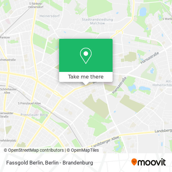 Карта Fassgold Berlin
