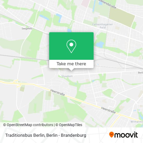 Traditionsbus Berlin map
