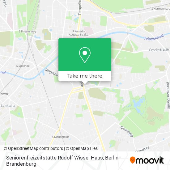 Карта Seniorenfreizeitstätte Rudolf Wissel Haus