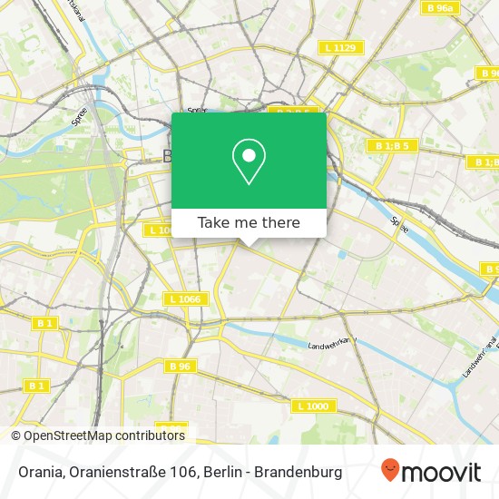 Карта Orania, Oranienstraße 106