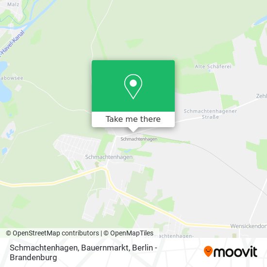 Schmachtenhagen, Bauernmarkt map