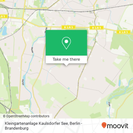 Kleingartenanlage Kaulsdorfer See, Friedenstraße map