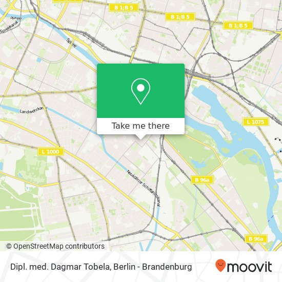 Карта Dipl. med. Dagmar Tobela, Plesser Straße 2