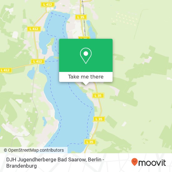 DJH Jugendherberge Bad Saarow map