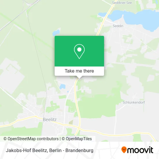 Jakobs-Hof Beelitz map