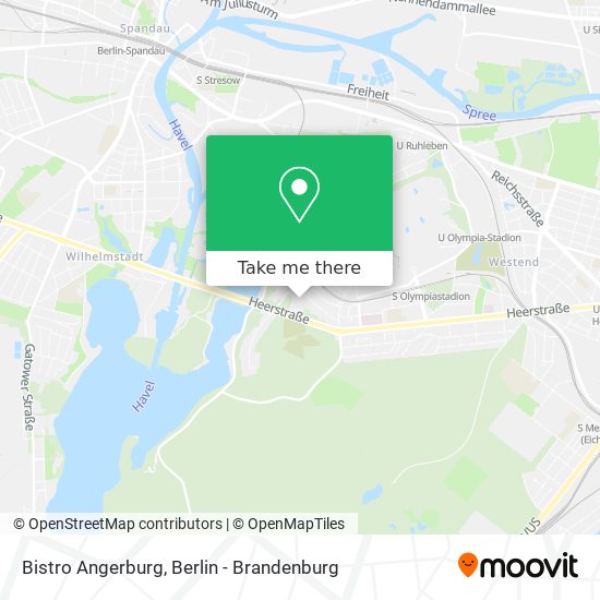 Bistro Angerburg map