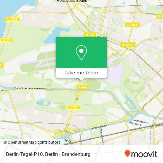 Berlin-Tegel-P10, Kurt-Schumacher-Damm map