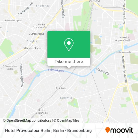 Карта Hotel Provocateur Berlin