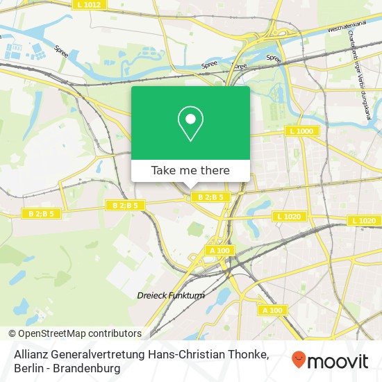 Карта Allianz Generalvertretung Hans-Christian Thonke, Hölderlinstraße 11