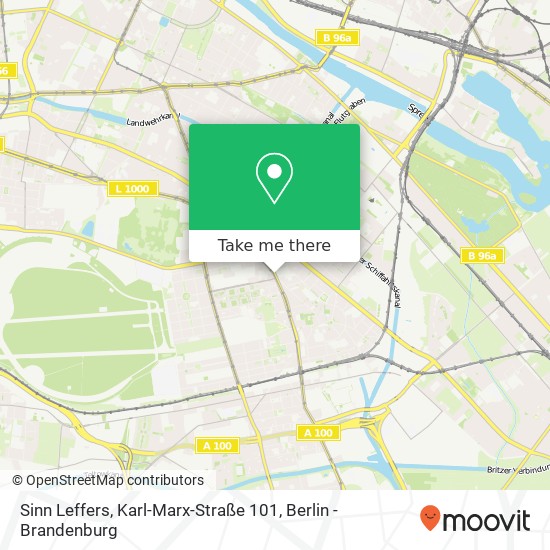 Карта Sinn Leffers, Karl-Marx-Straße 101