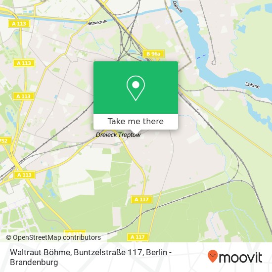 Waltraut Böhme, Buntzelstraße 117 map