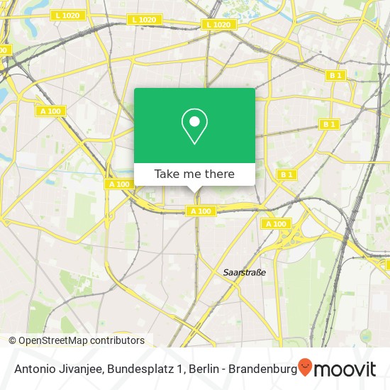 Antonio Jivanjee, Bundesplatz 1 map