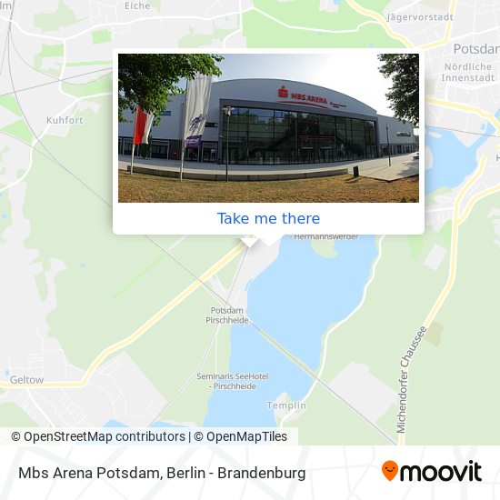 Карта Mbs Arena Potsdam
