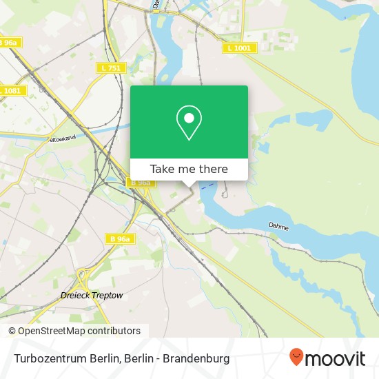 Карта Turbozentrum Berlin