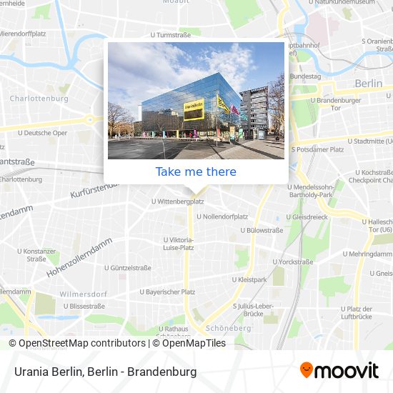 Urania Berlin map