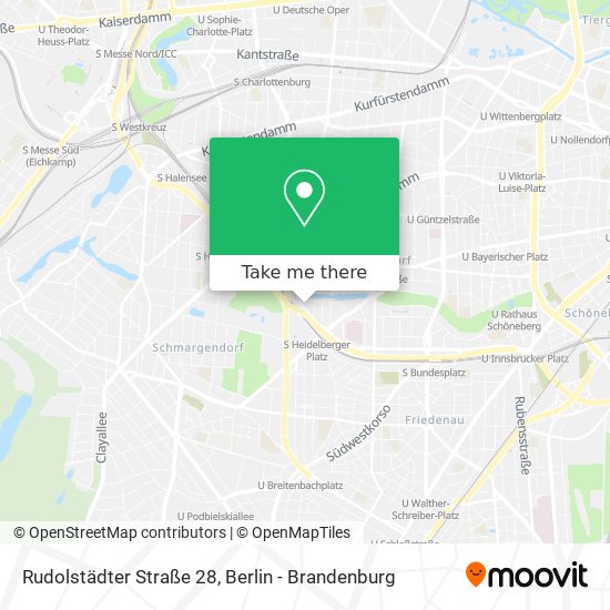 Карта Rudolstädter Straße 28