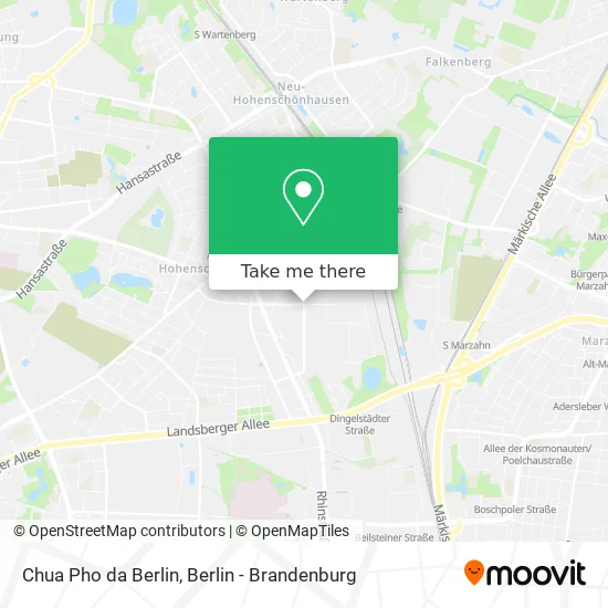 Карта Chua Pho da Berlin
