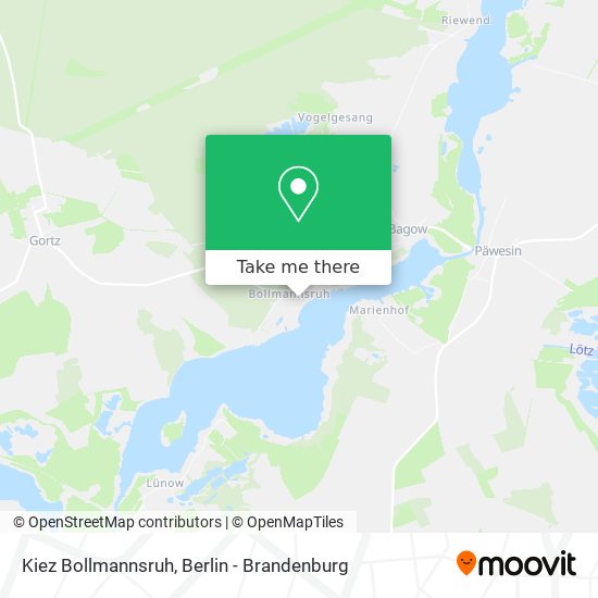 Kiez Bollmannsruh map