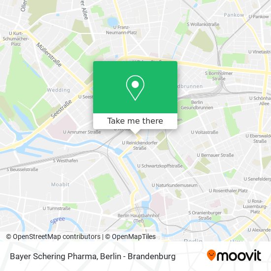 Bayer Schering Pharma map