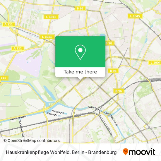 Hauskrankenpflege Wohlfeld map