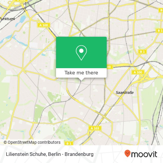 Карта Lilienstein Schuhe, Rüdesheimer Platz 7