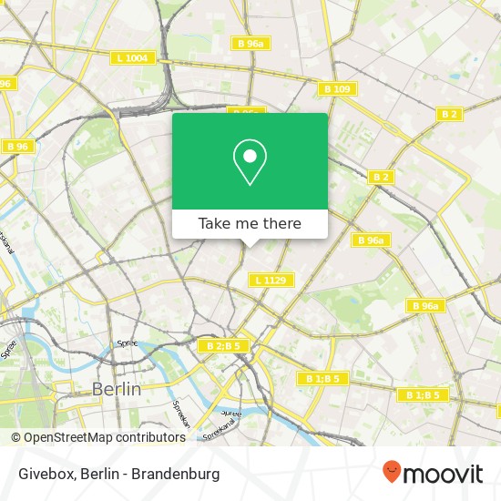 Givebox map