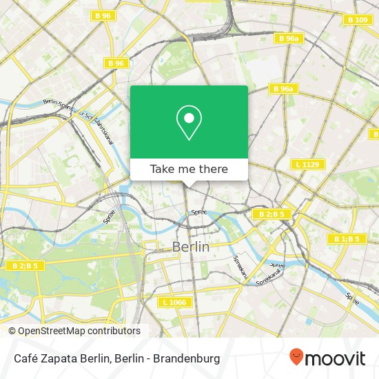 Café Zapata Berlin, Oranienburger Straße 56A map