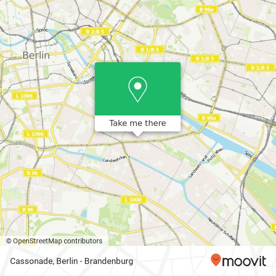 Карта Cassonade, Oranienstraße 199