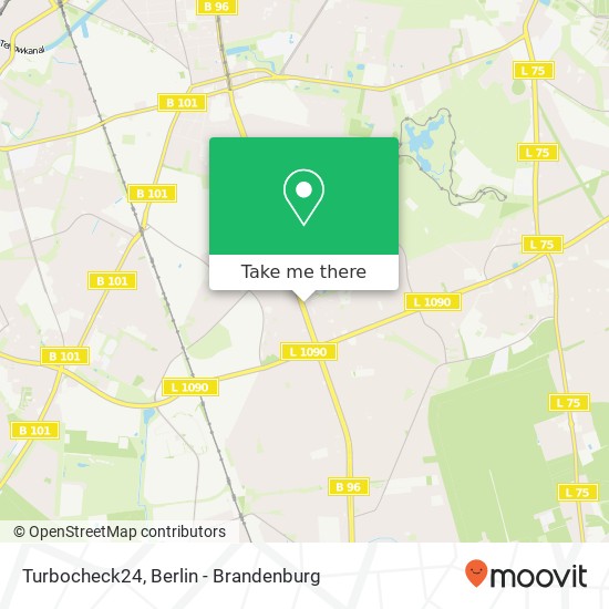 Карта Turbocheck24, Mariendorfer Damm 405