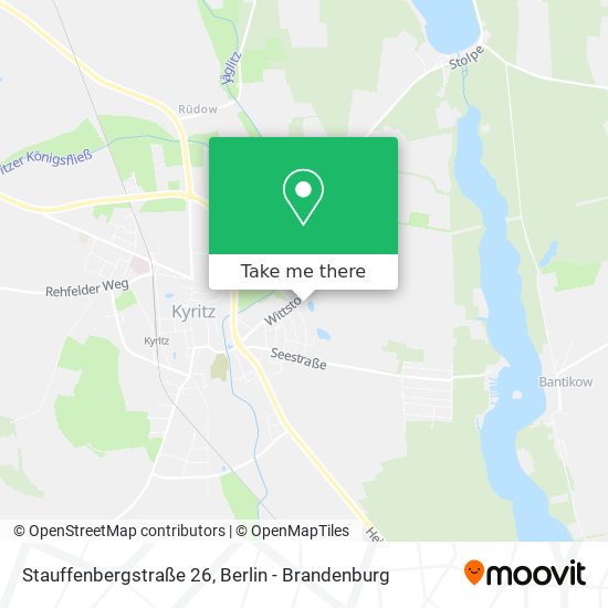 Карта Stauffenbergstraße 26
