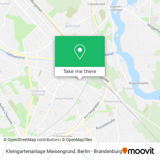 Карта Kleingartenanlage Meisengrund
