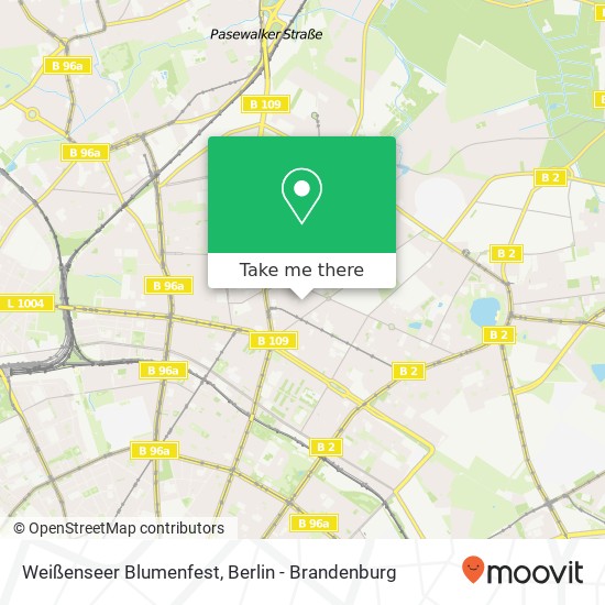 Weißenseer Blumenfest map