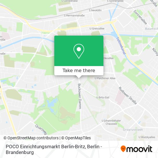 POCO Einrichtungsmarkt Berlin-Britz map