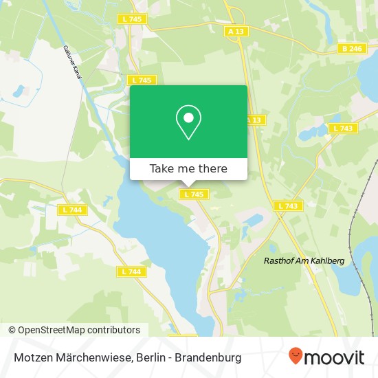 Motzen Märchenwiese map