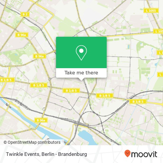Карта Twinkle Events, Pettenkoferstraße 12