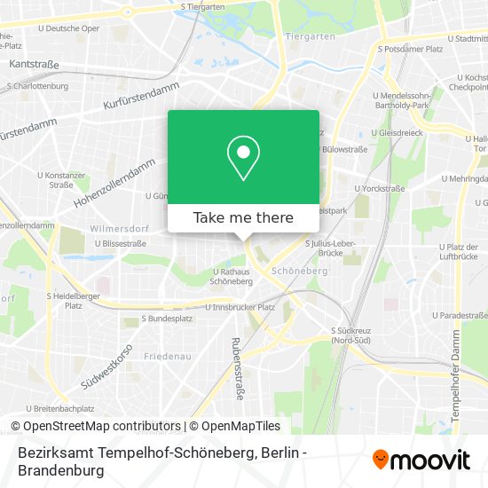 Bezirksamt Tempelhof-Schöneberg map