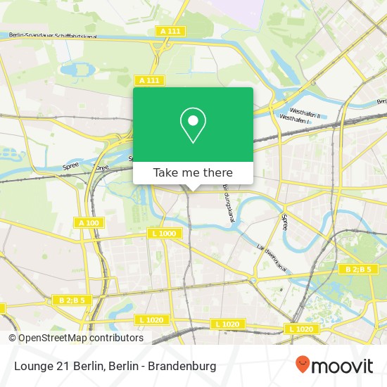 Lounge 21 Berlin, Kaiserin-Augusta-Allee 84 map