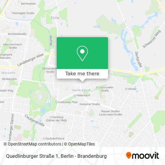 Quedlinburger Straße 1 map