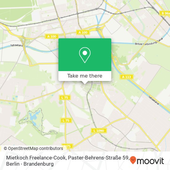 Mietkoch Freelance-Cook, Paster-Behrens-Straße 59 map