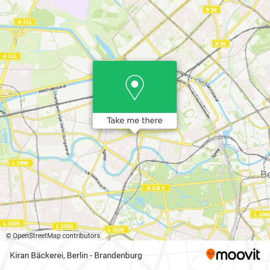 Kiran Bäckerei map