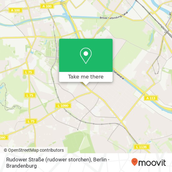 Rudower Straße (rudower storchen), Buckow, 12351 Berlin map