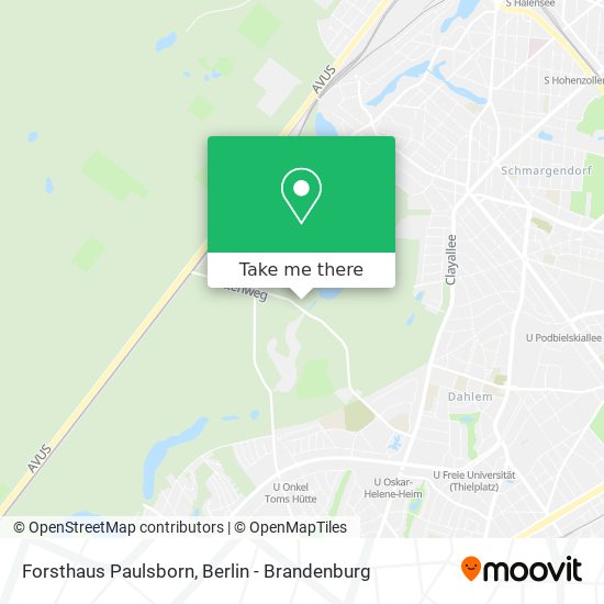 Forsthaus Paulsborn map