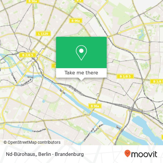 Nd-Bürohaus,, Franz-Mehring-Platz map