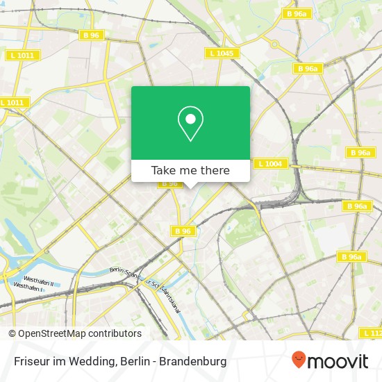 Карта Friseur im Wedding, Martin-Opitz-Straße 21