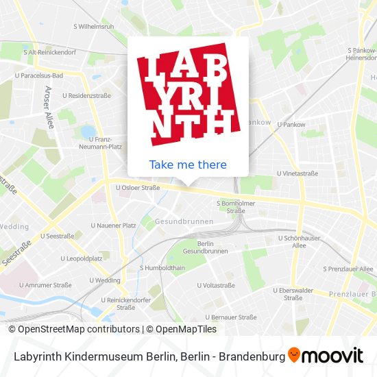 Карта Labyrinth Kindermuseum Berlin