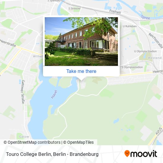 Touro College Berlin map