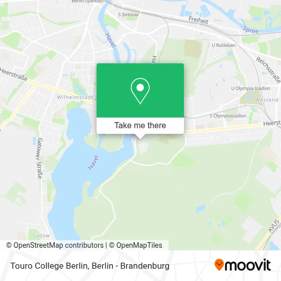 Touro College Berlin map