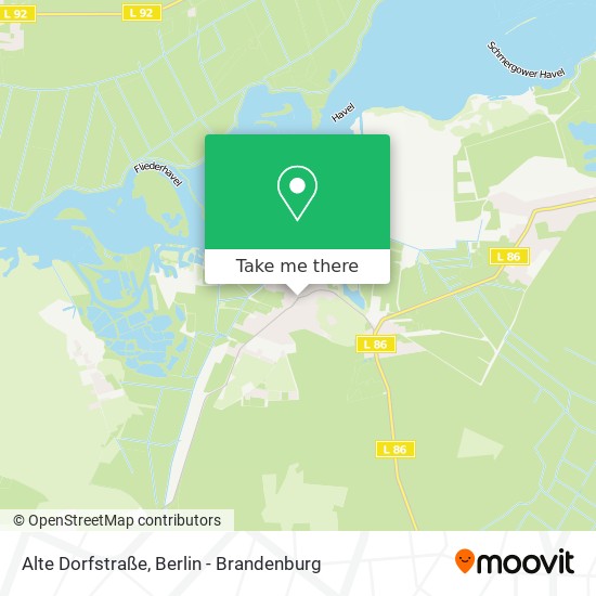 Карта Alte Dorfstraße